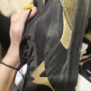 Puma Black and Gold Women's Sneakers